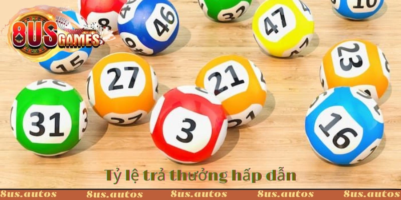 Tỷ lệ trả thưởng hấp dẫn